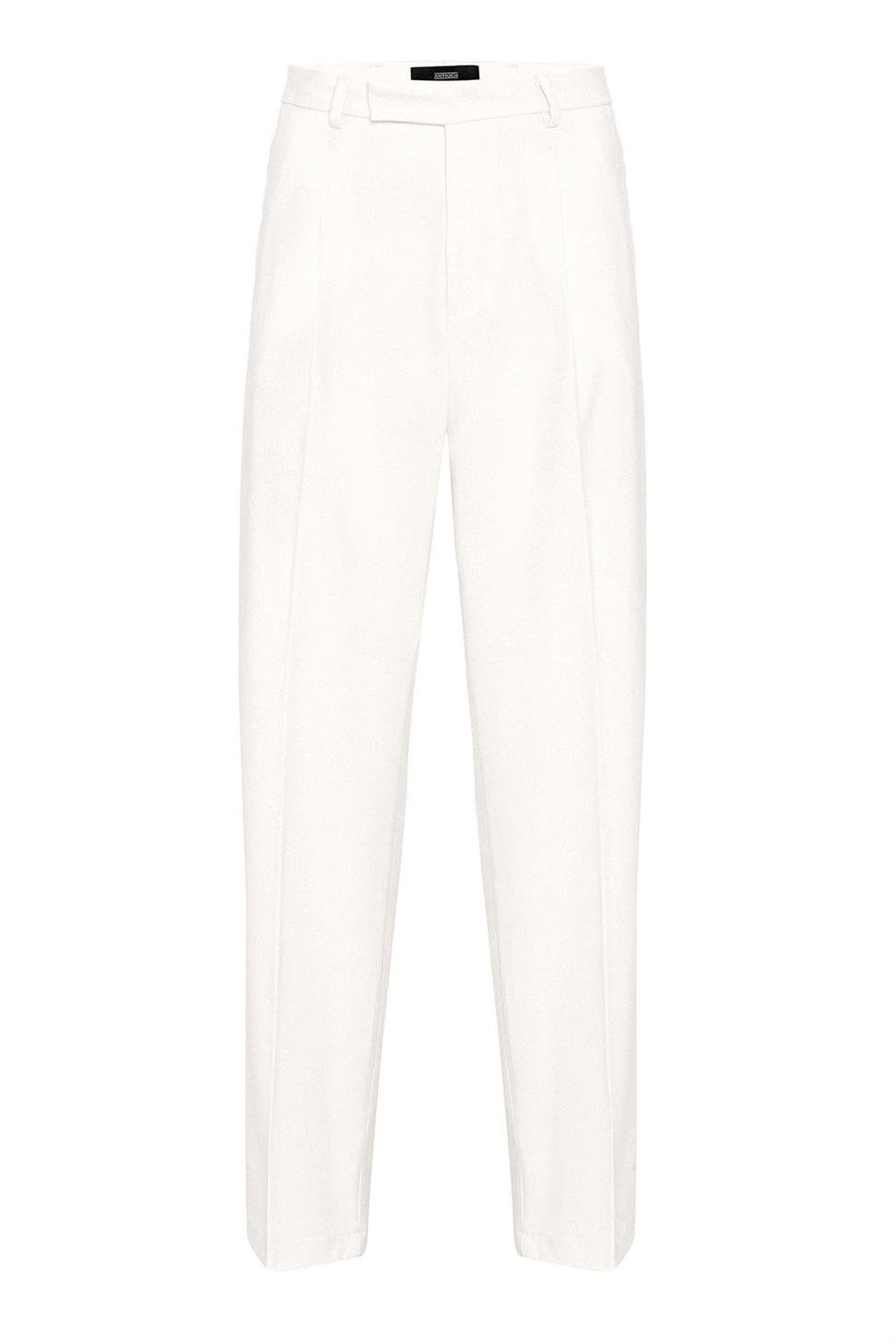 بنطلون رجالي بسحاب عالي الخصر