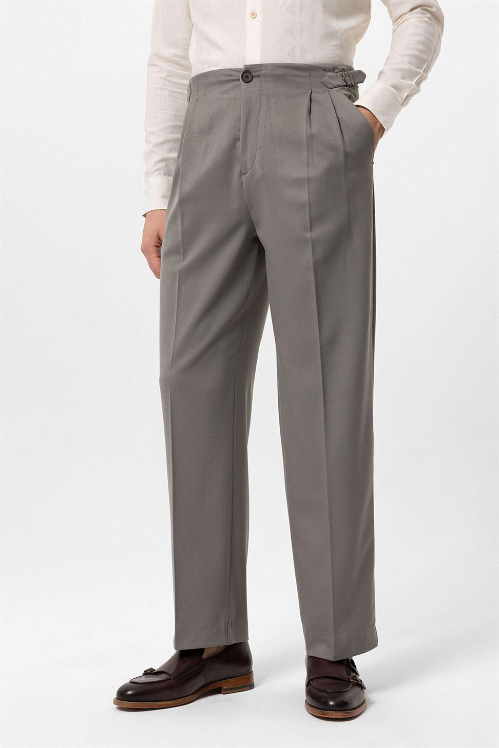 ارتفاع الخصر مشبك مفصلة مريحة تناسب السراويل الرجالية