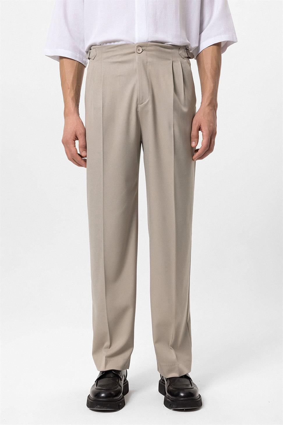 ارتفاع الخصر مشبك مفصلة مريحة تناسب السراويل الرجالية