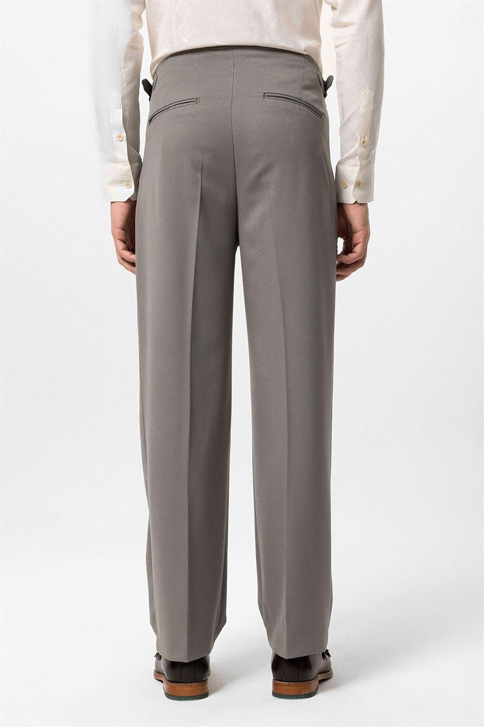 ارتفاع الخصر مشبك مفصلة مريحة تناسب السراويل الرجالية