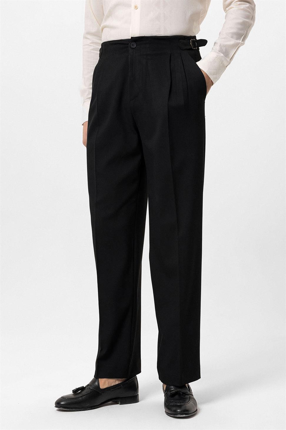 ارتفاع الخصر مشبك مفصلة مريحة تناسب السراويل الرجالية