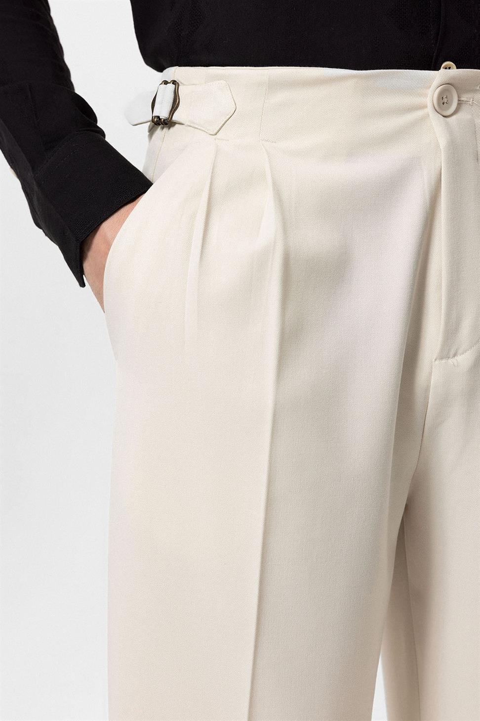 ارتفاع الخصر مشبك مفصلة مريحة تناسب السراويل الرجالية