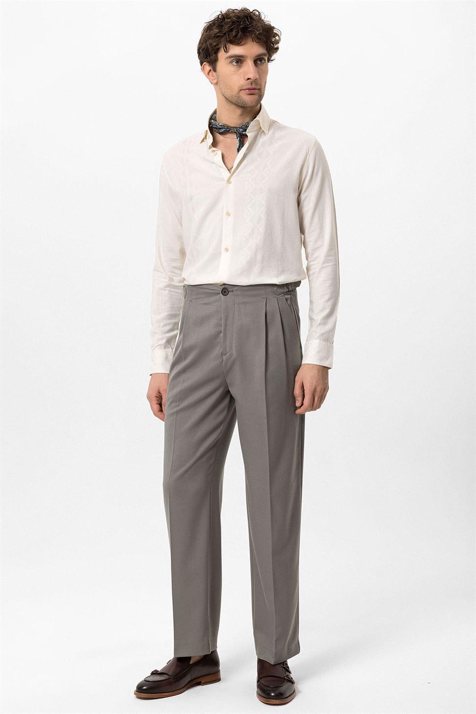 ارتفاع الخصر مشبك مفصلة مريحة تناسب السراويل الرجالية