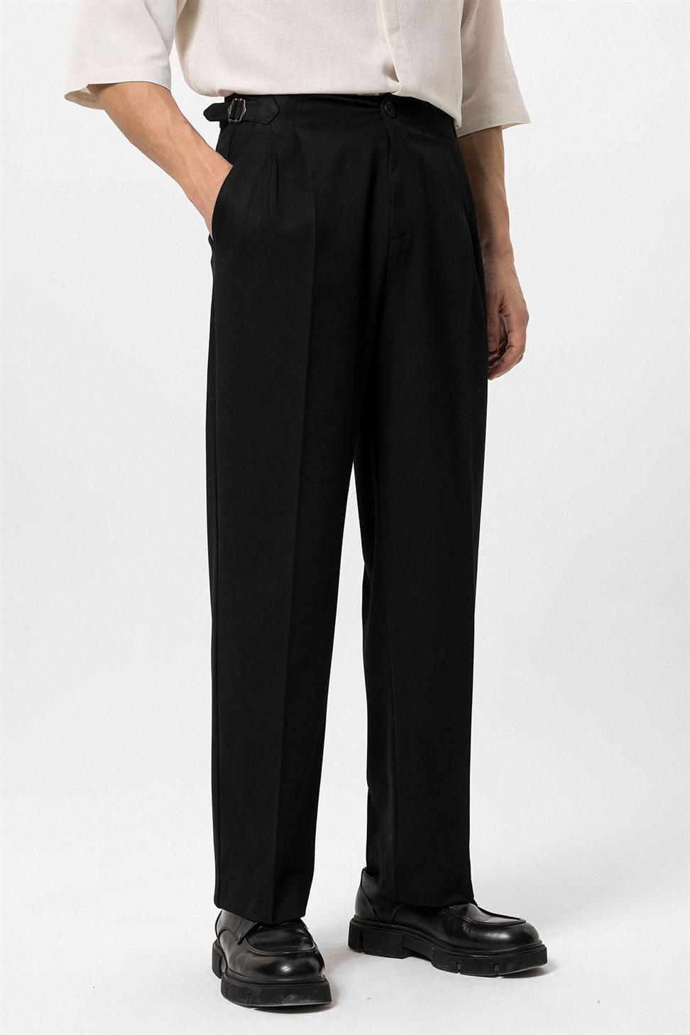 ارتفاع الخصر مشبك مفصلة مريحة تناسب السراويل الرجالية