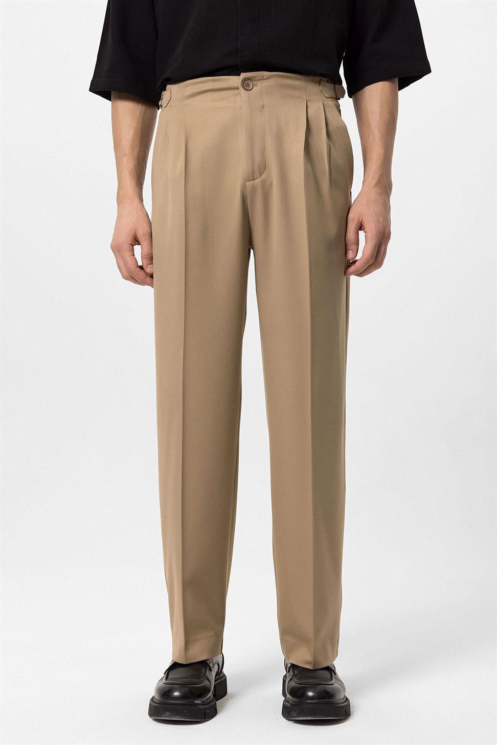 ارتفاع الخصر مشبك مفصلة مريحة تناسب السراويل الرجالية