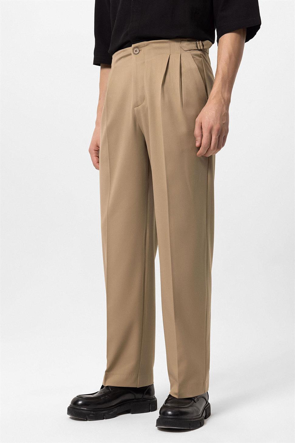 ارتفاع الخصر مشبك مفصلة مريحة تناسب السراويل الرجالية