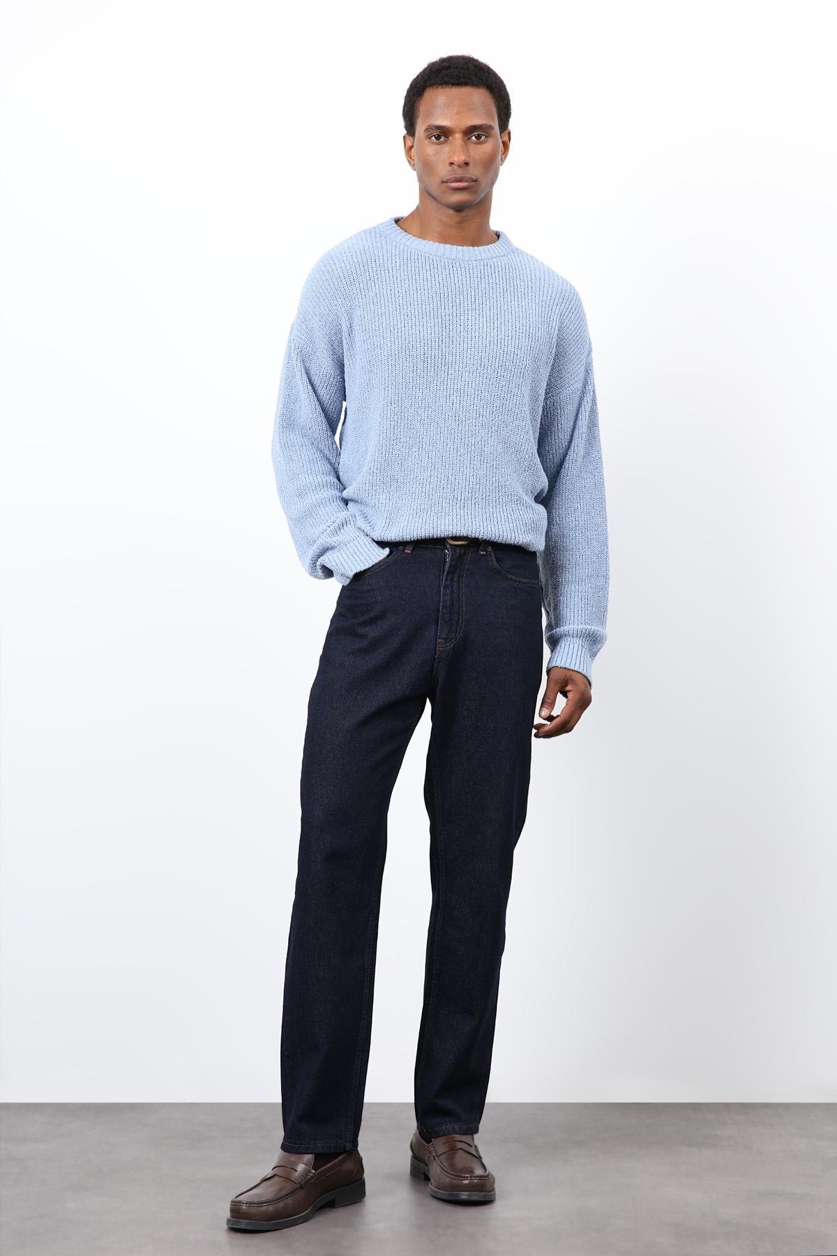 Antioch Bebe Mavi Örme Triko Erkek Kazak