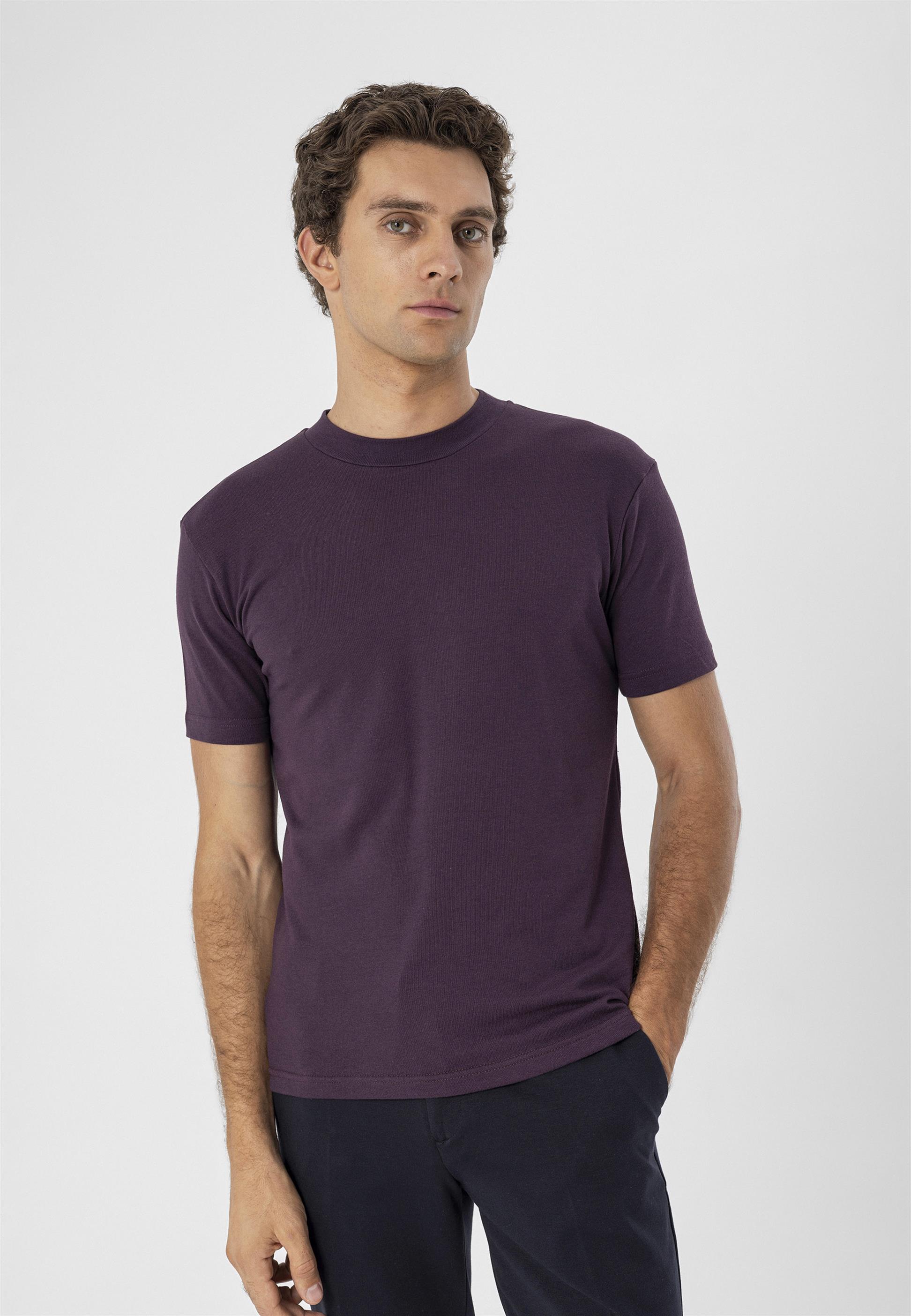 Antioch Mürdüm Bisiklet Yaka Slim Fit T-Shirt