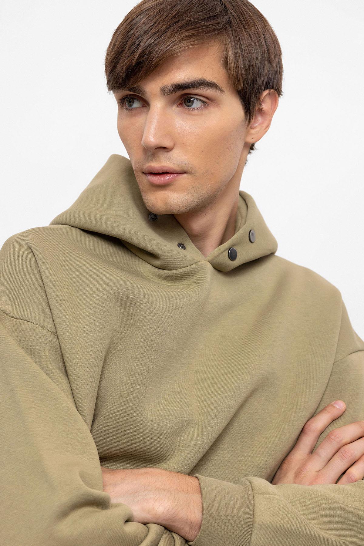 Oversize Hooded Men's Sweatshirt