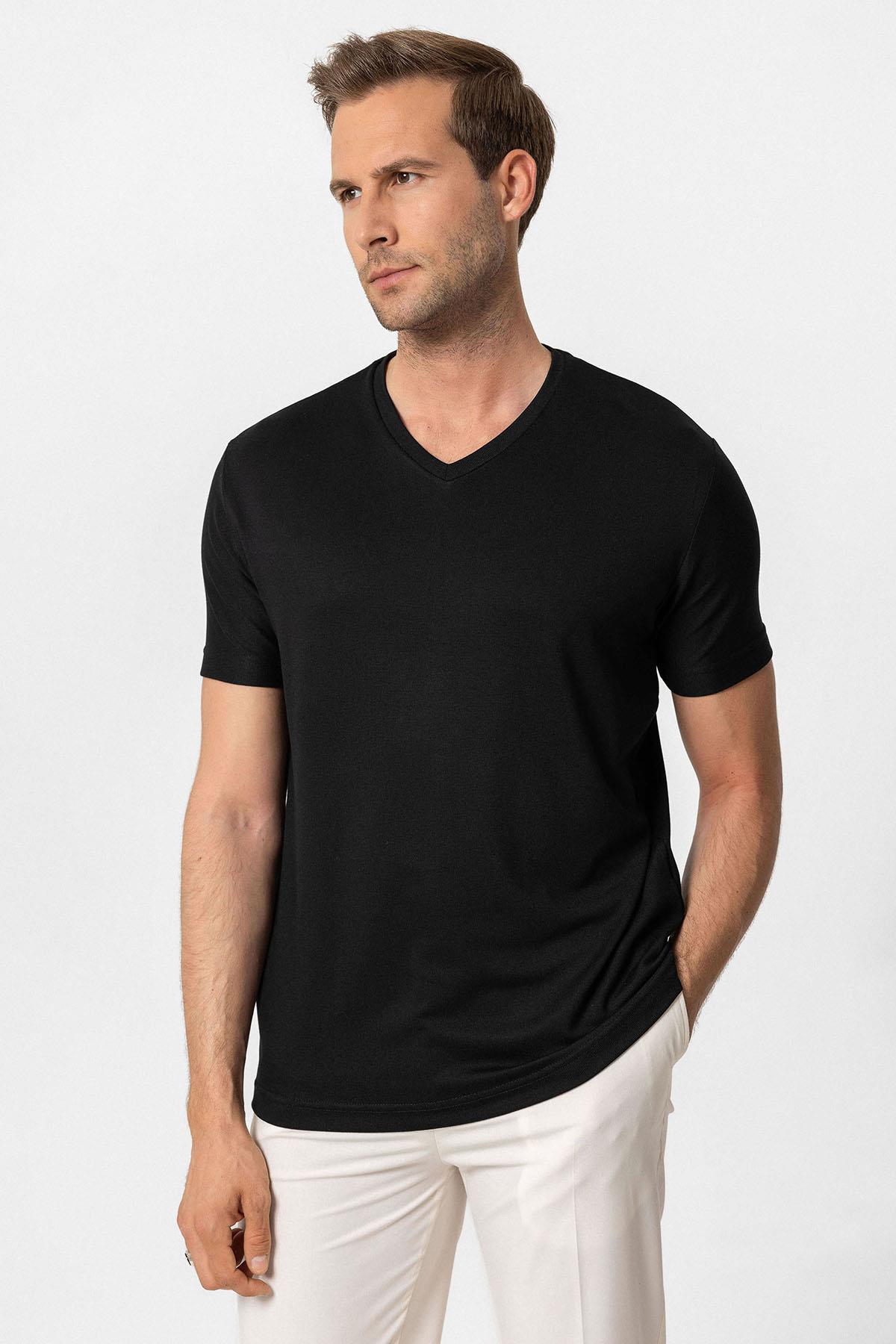 T shirt basic v neck hotsell