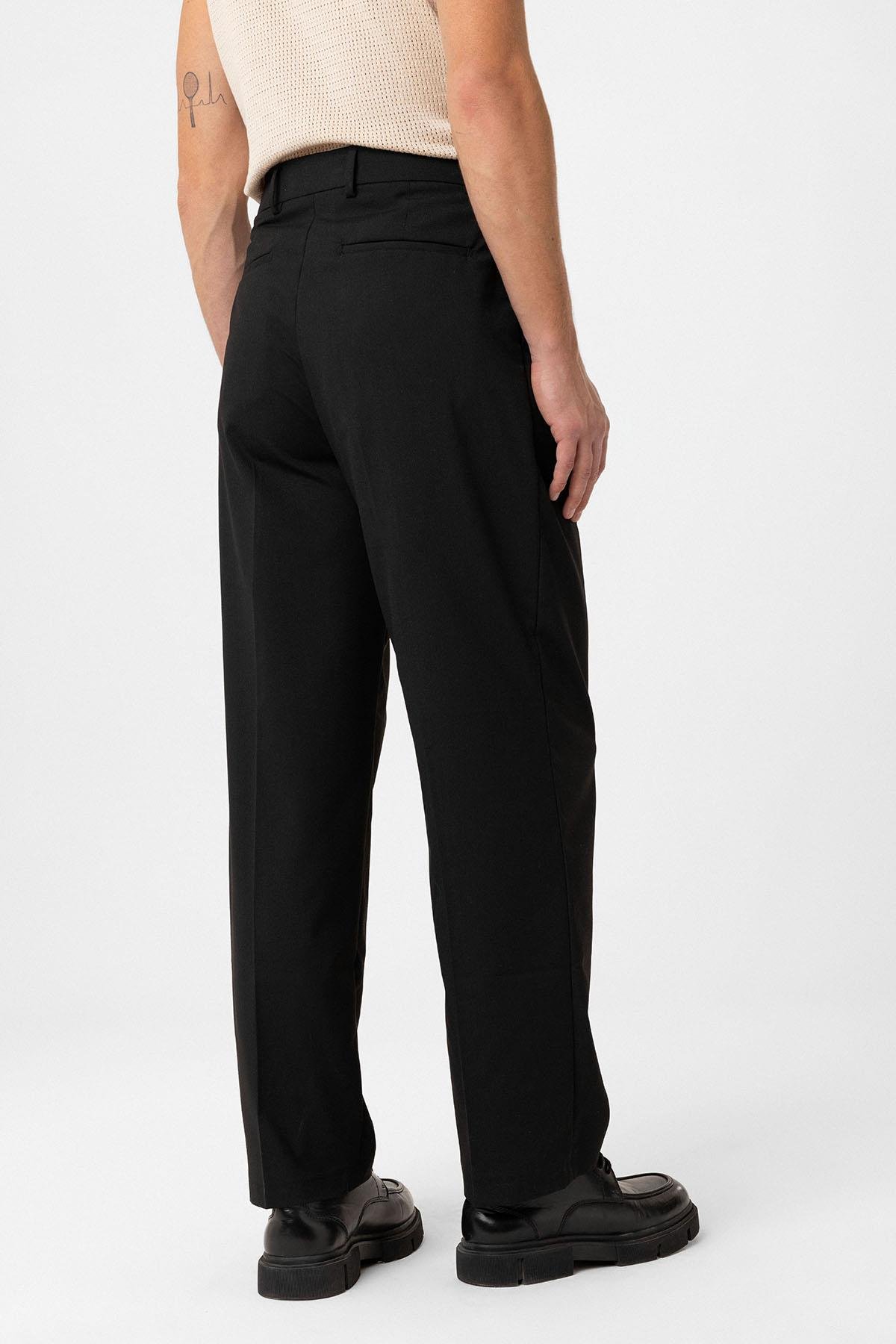 siyah-cift-pileli-baggy-fit-