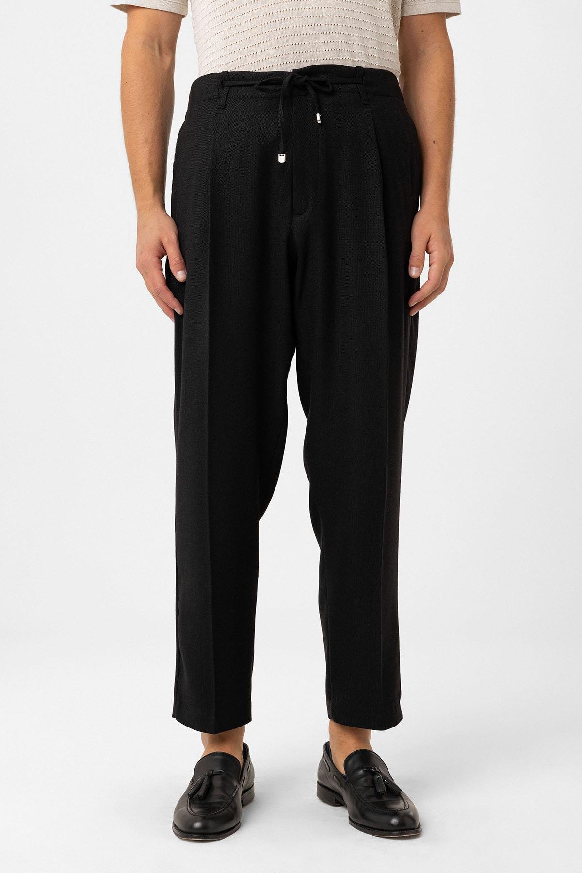 Antioch Siyah Jogger Relaxed Fit  Erkek Pantolon