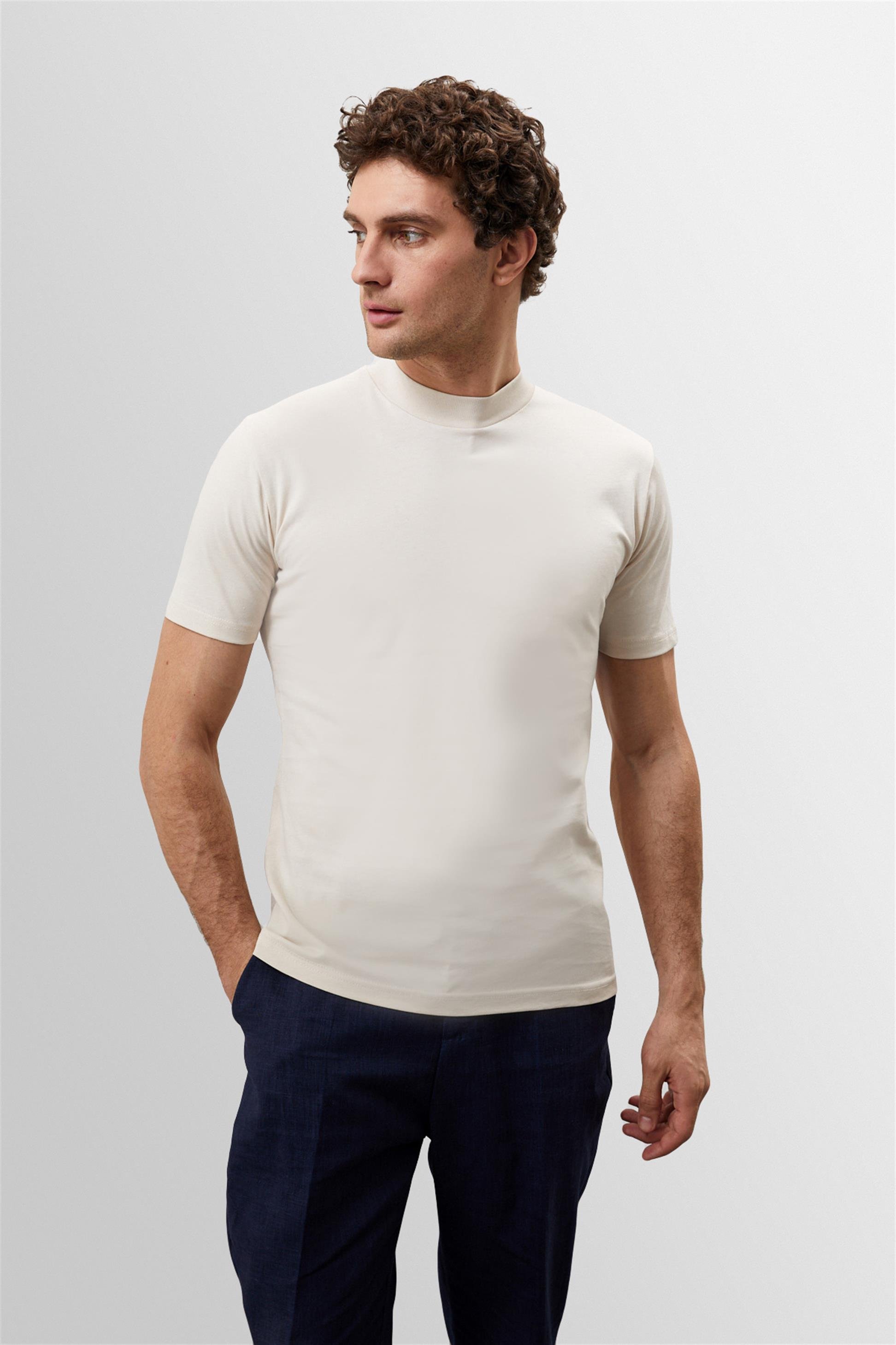 Slim fit t shirt mannen sale