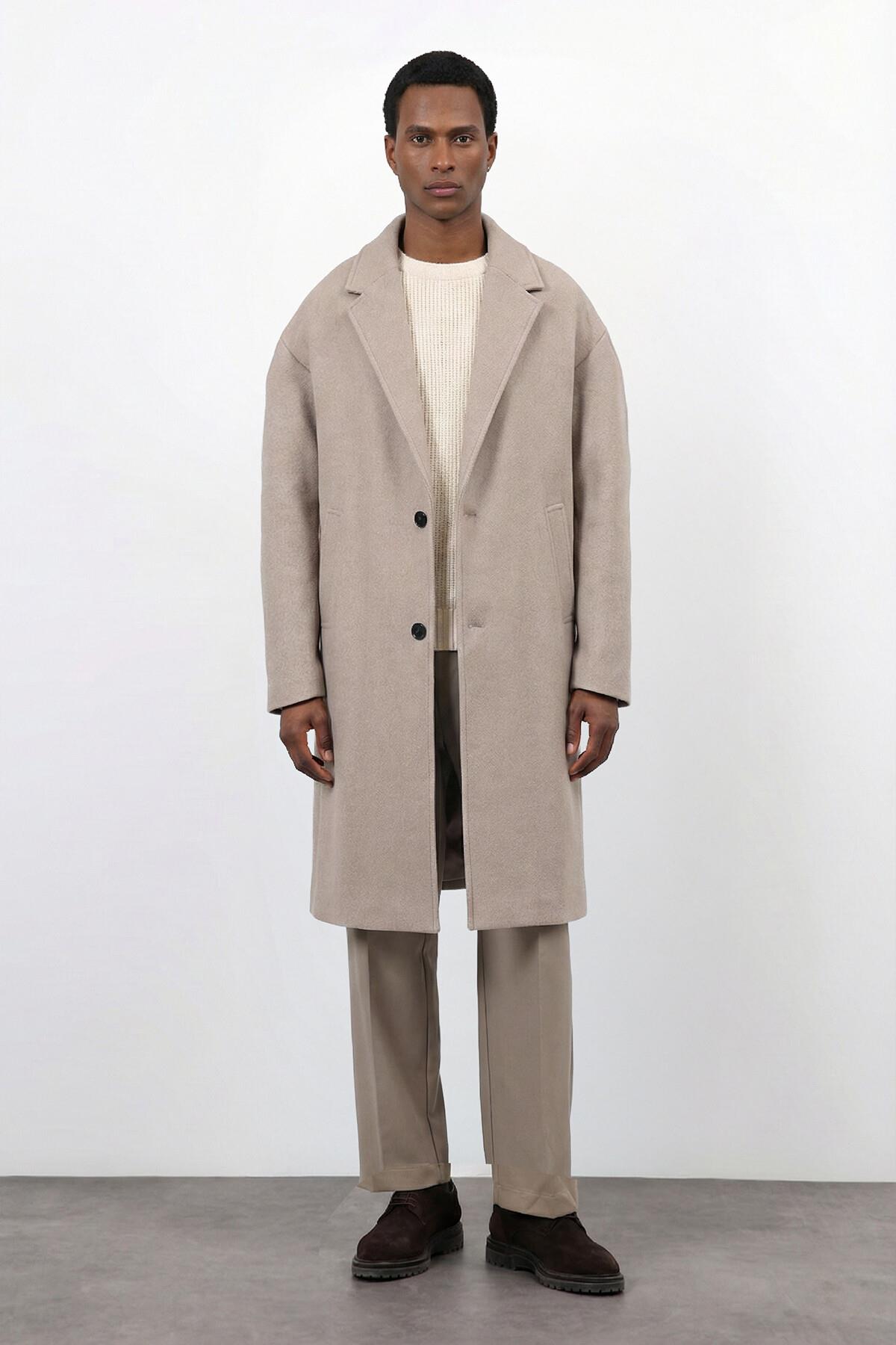 Antioch Taş Relax Fit Erkek Kaban