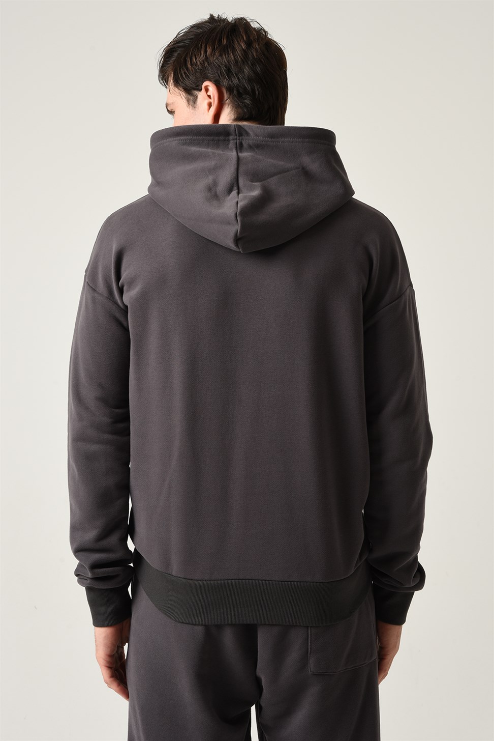 Antioch Men Füme Lastik Detaylı Erkek Sweatshirt