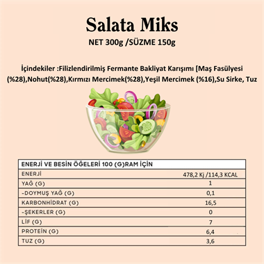 Fermante Salata Miks 300 G