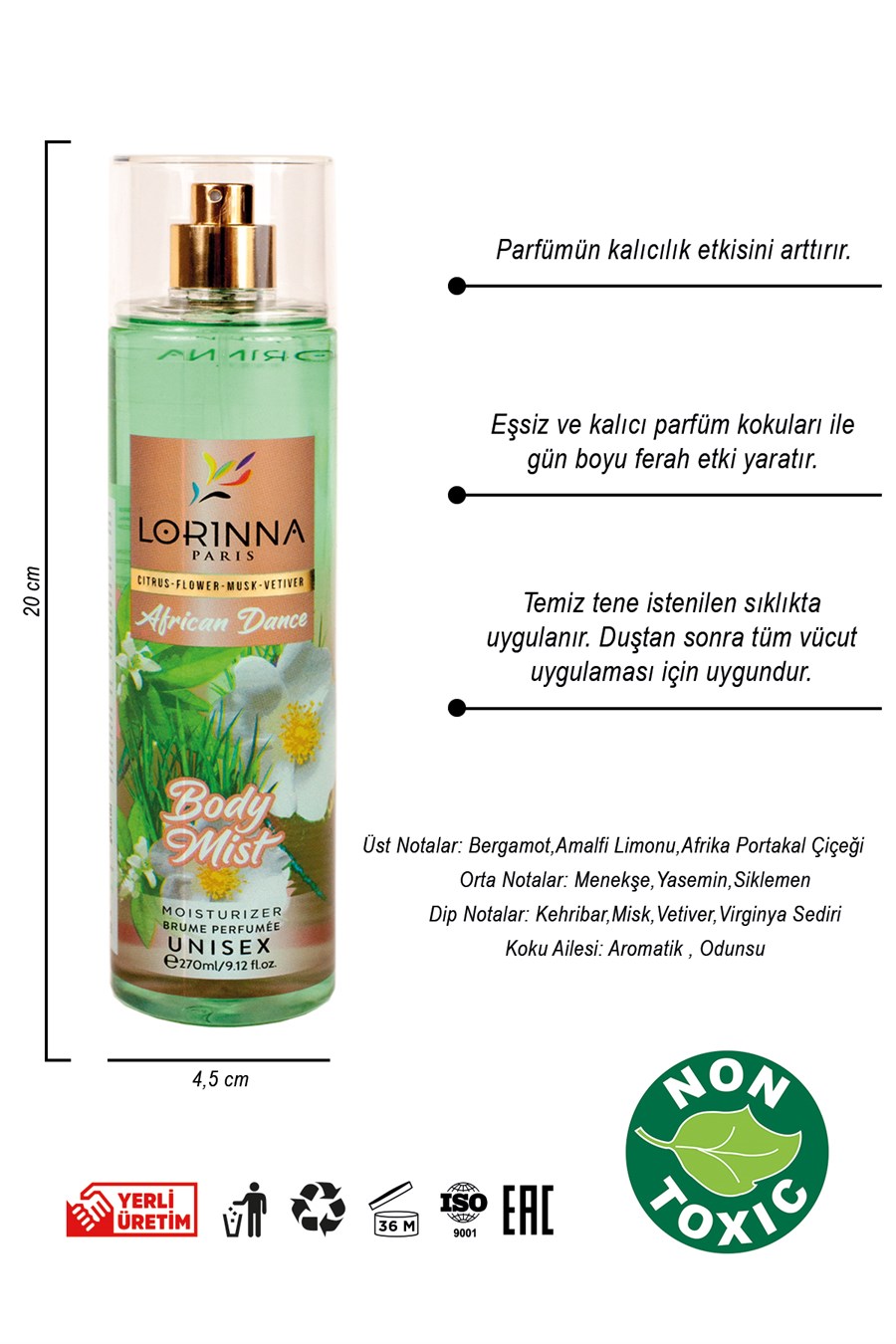 African Dance Body Mist 270 ml