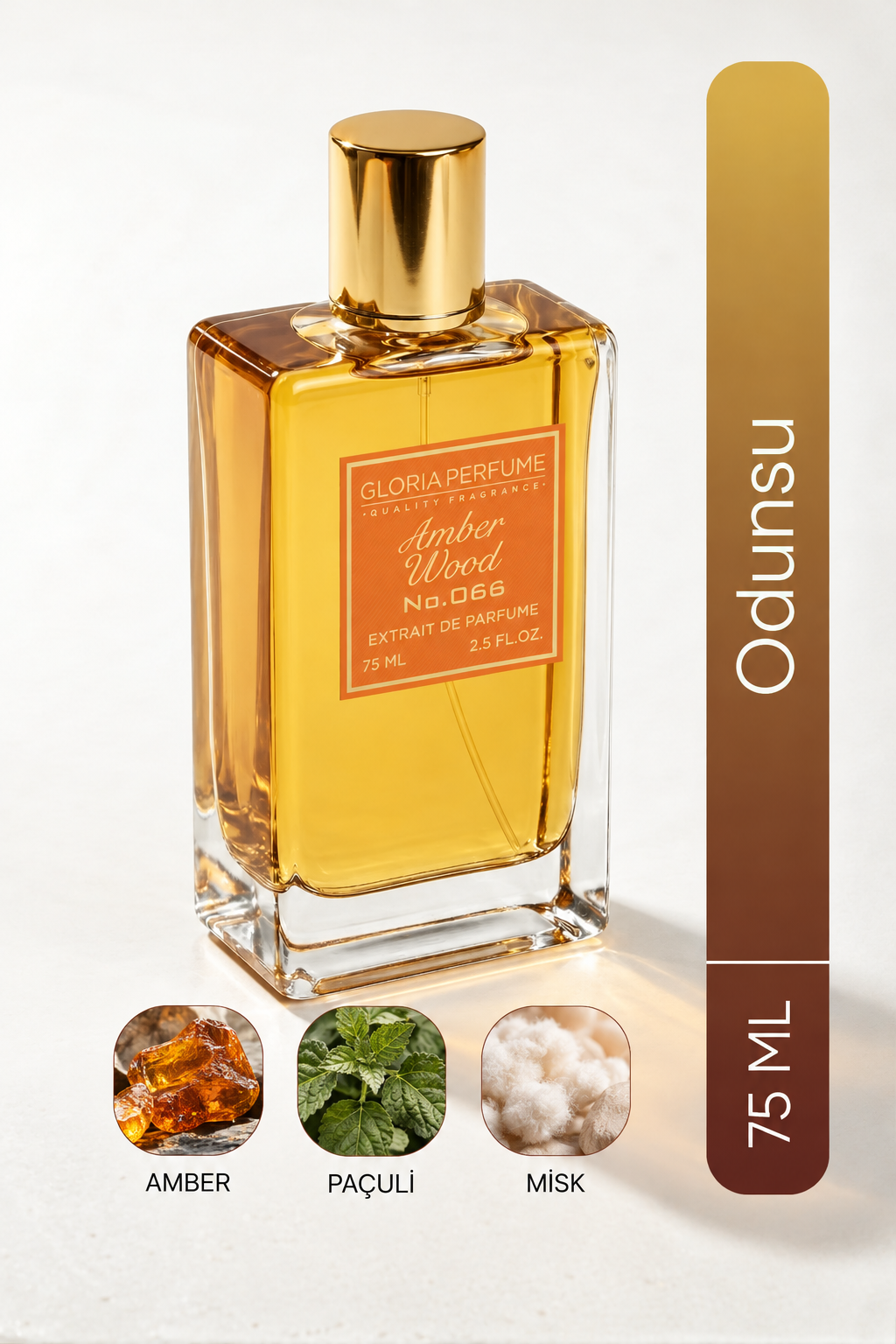 Amber Wood 75 ml Unisex Parfüm
