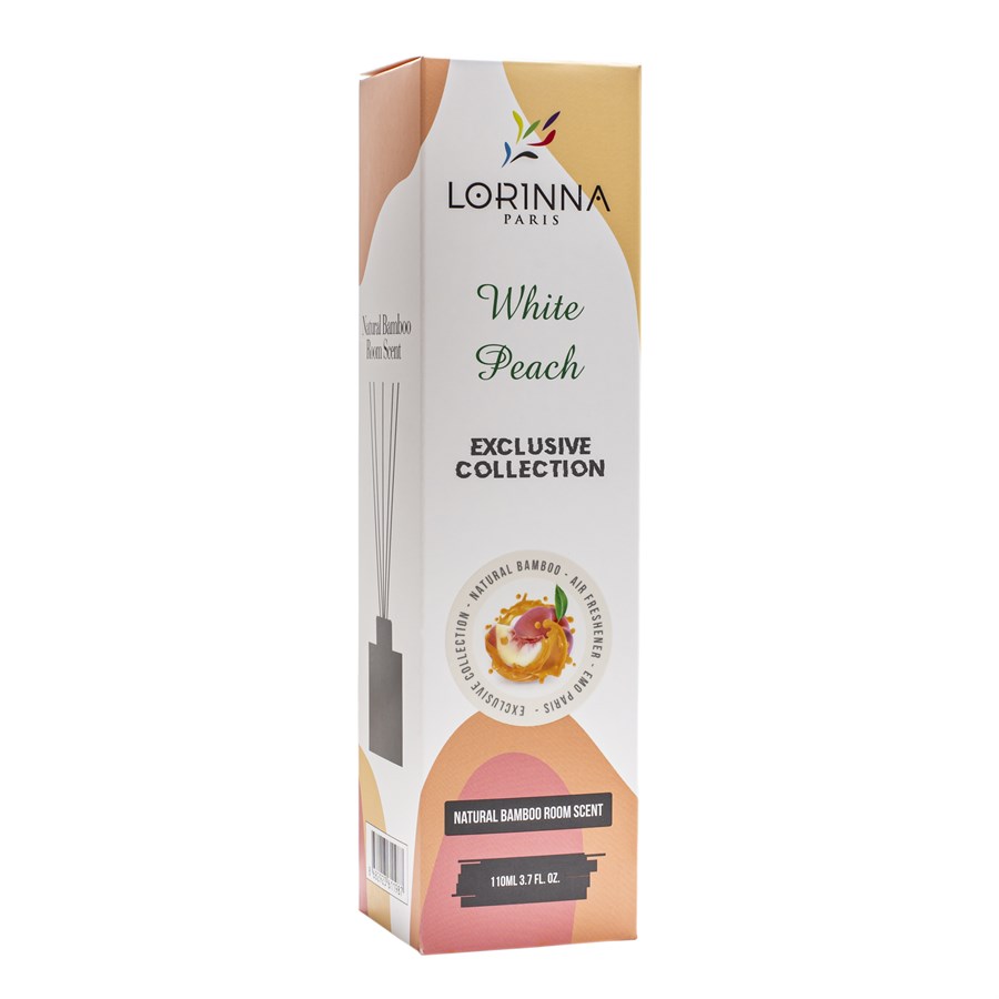 Beyaz Şeftali Bambu Çubuklu Oda Kokusu 110 Ml
