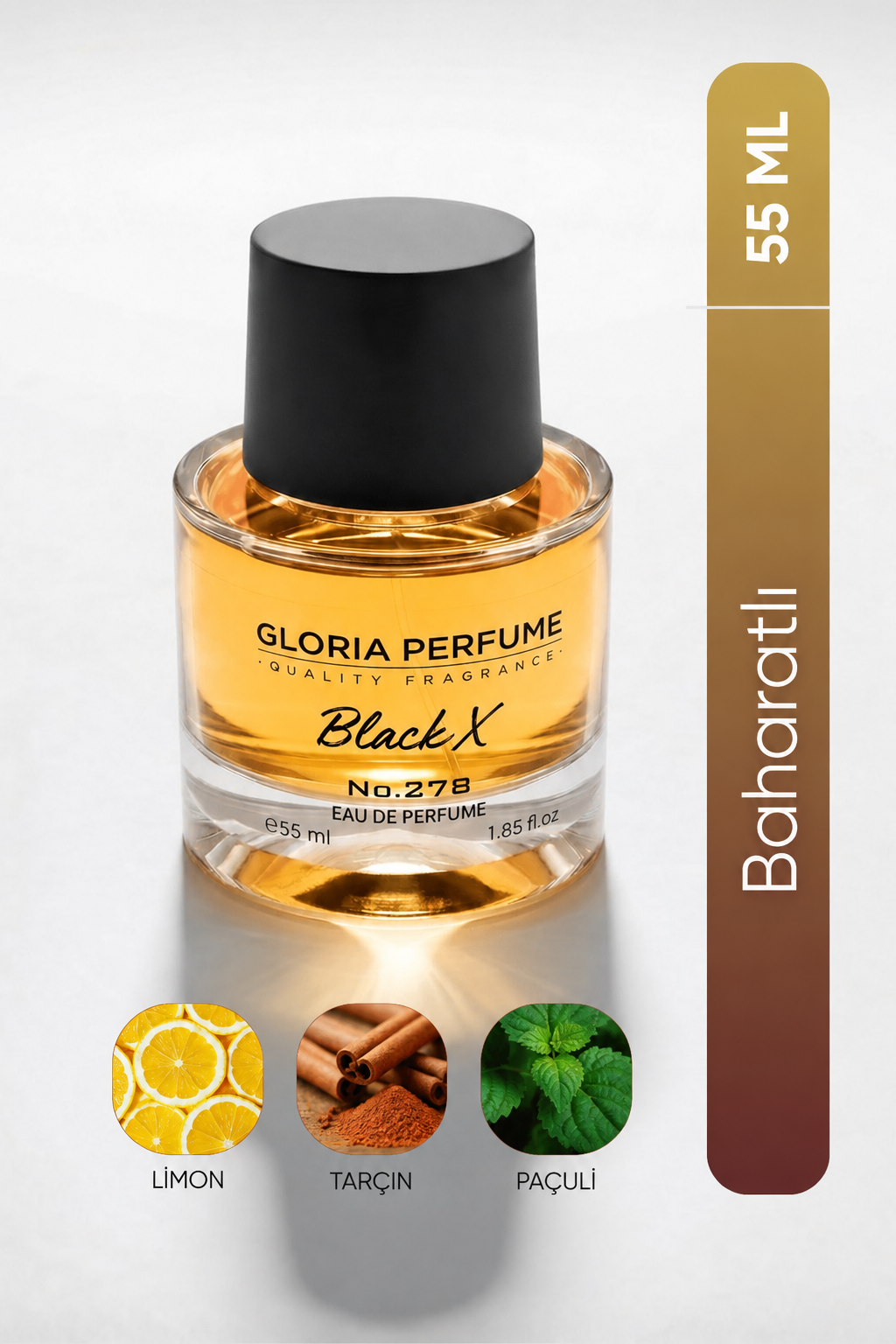 Black X 55 ml Edp Erkek Parfüm