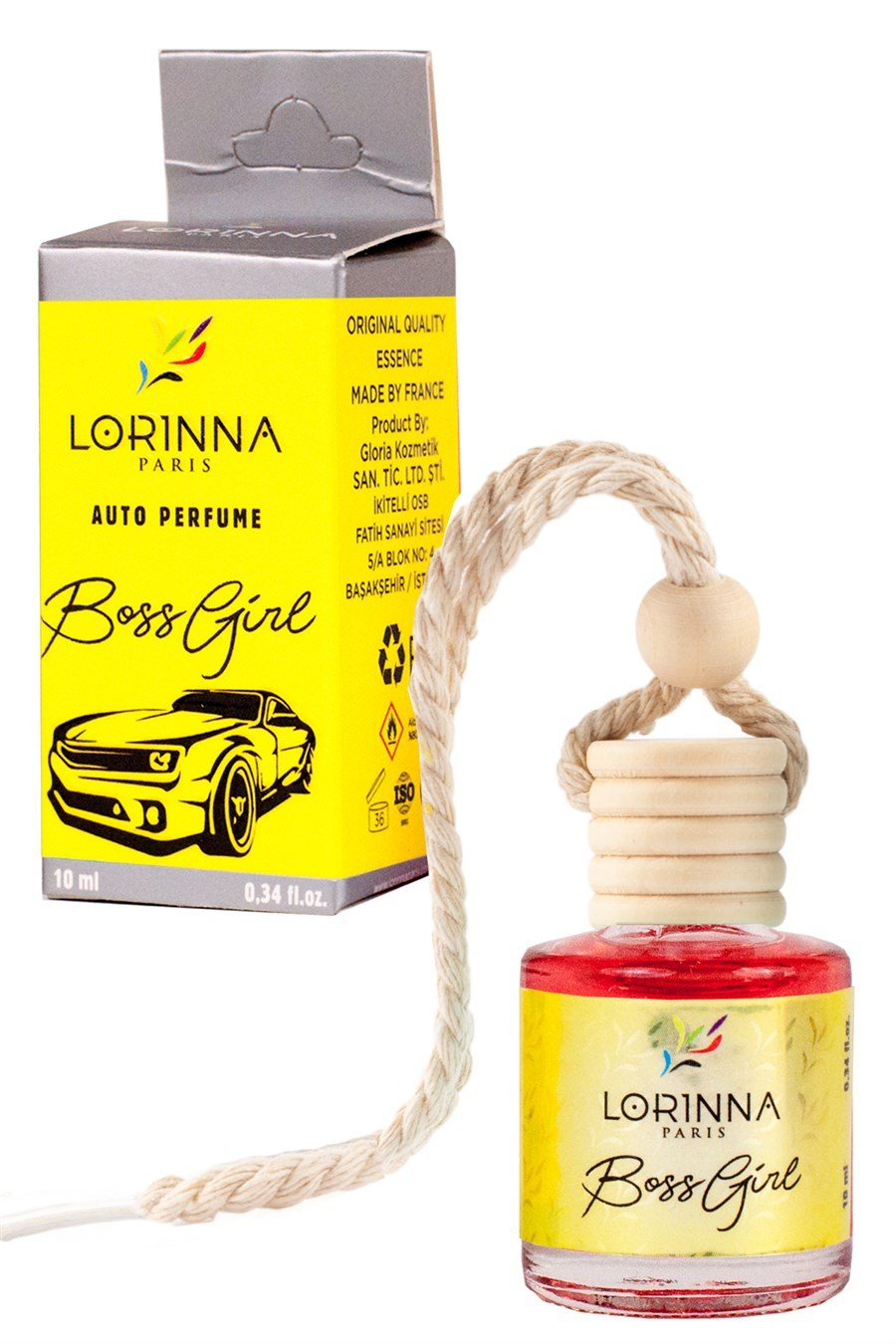 Boss Girl Parfümlü Oto Kokusu 5x10 ml