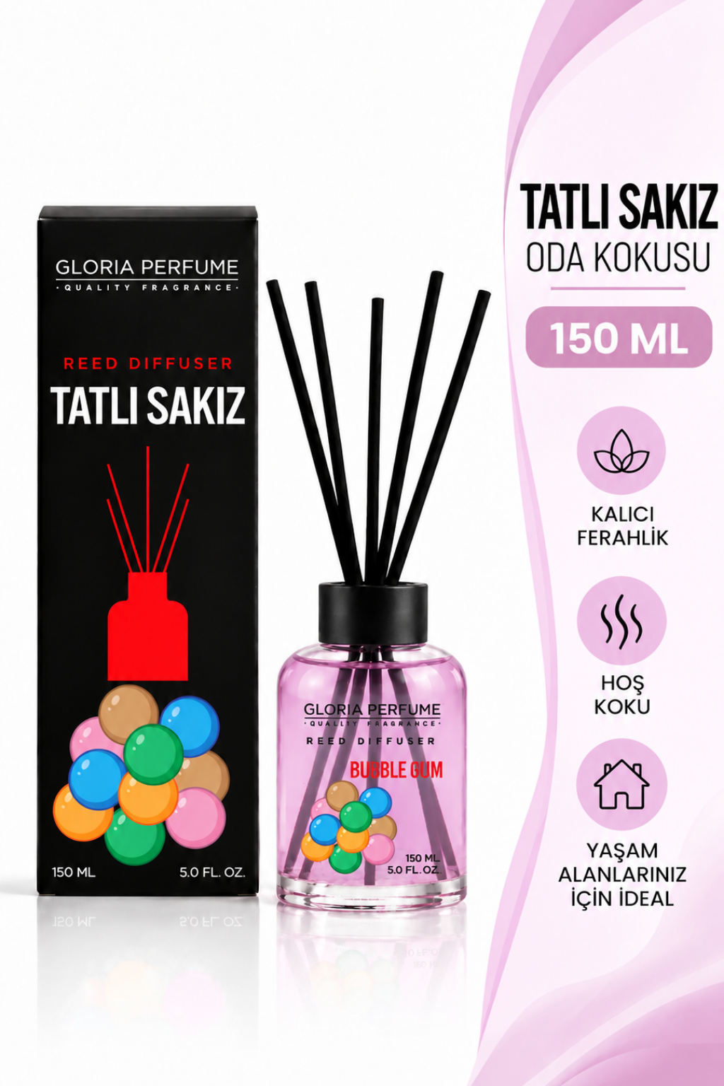 Bubble Gum Bambu Çubuklu Oda Kokusu 150 ml