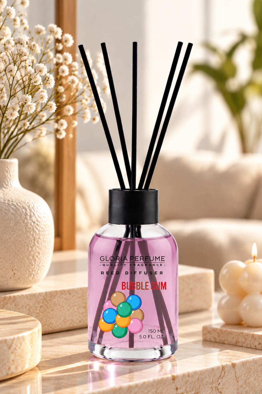 Bubble Gum Bambu Çubuklu Oda Kokusu 150 ml