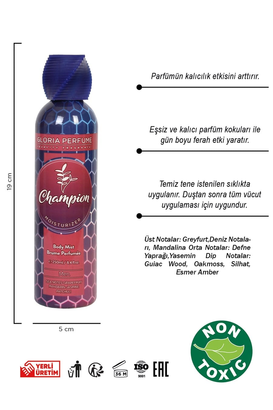 Champion 250 ml Body Mist