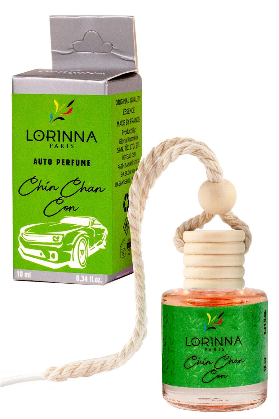Chin Chan Con Parfümlü Oto Kokusu 5x10 ml