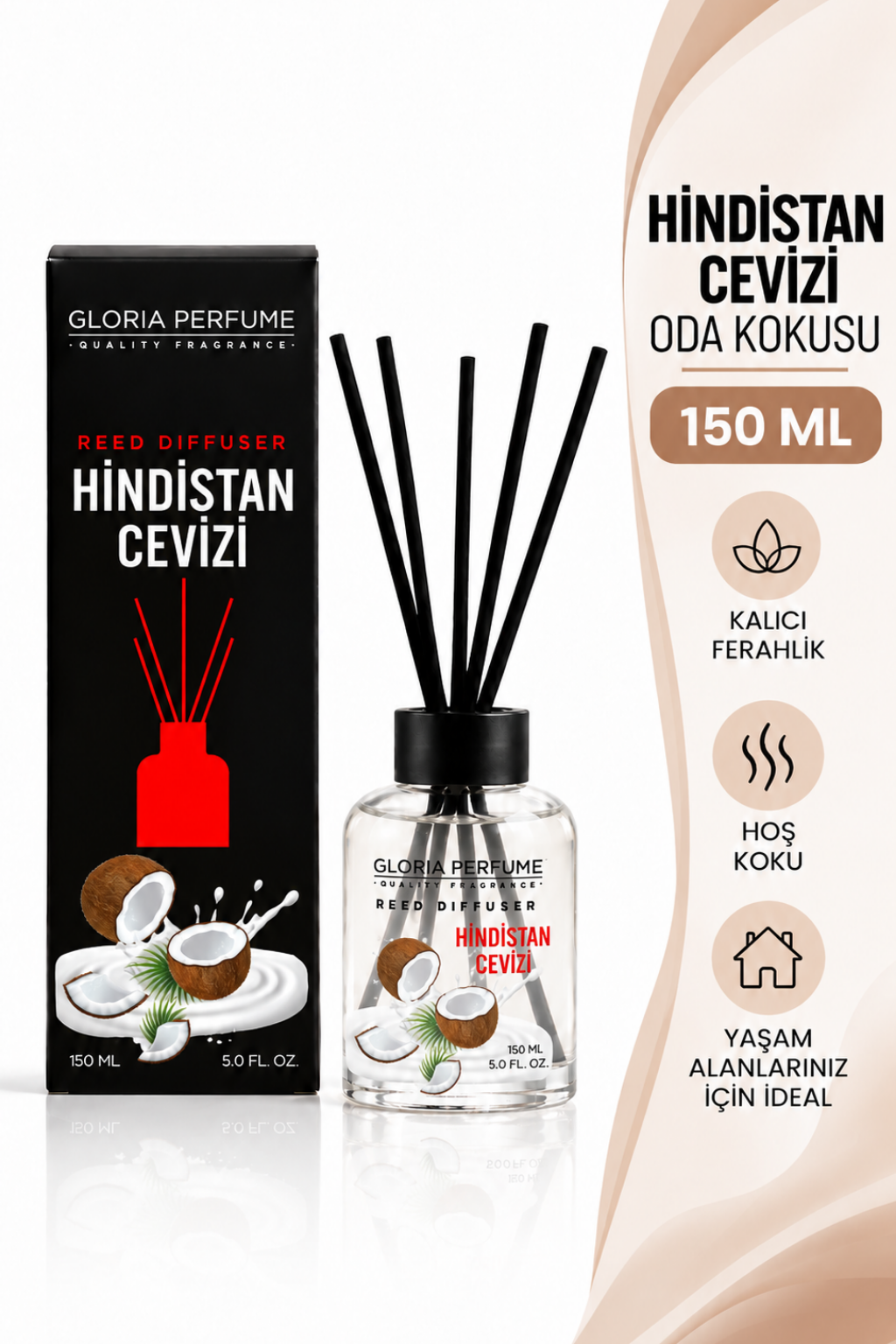 Coconut Bambu Çubuklu Oda Kokusu 150 ml