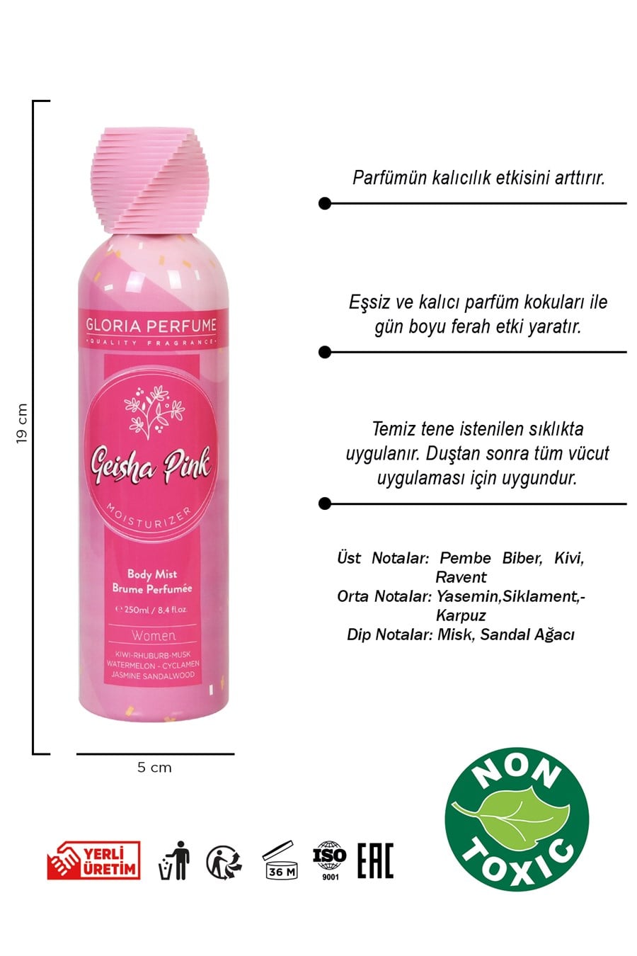 Geisha Pink 250 ml Body Mist