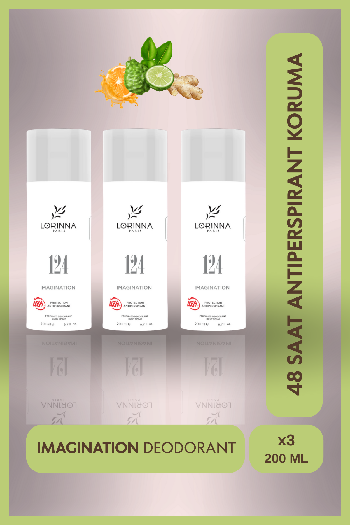 Imagination Deodorant Set 3x200 Ml