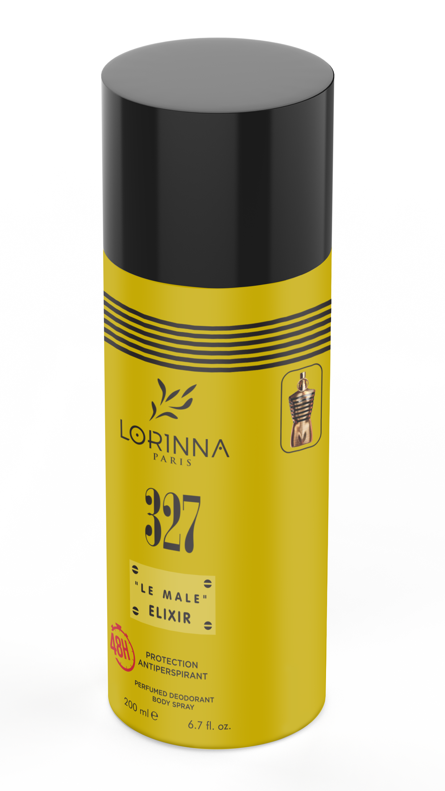 Le Male Elixir 200 Ml Perfumed Deodorant