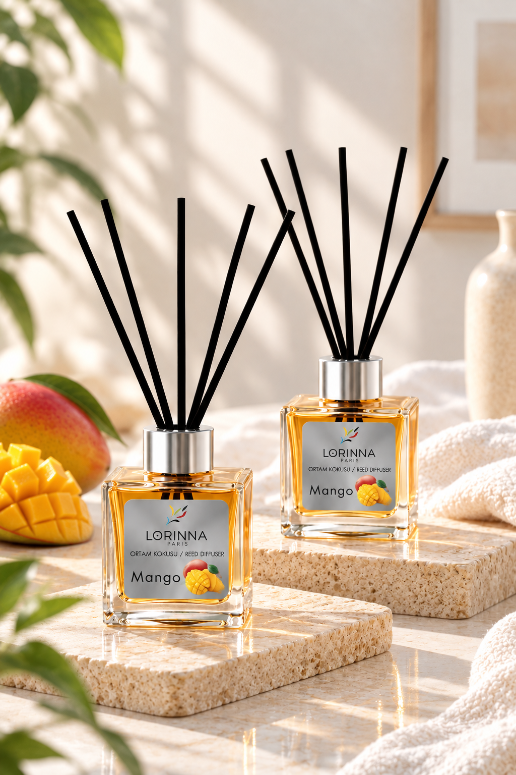 Mango Çubuklu Oda Kokusu Seti 2x50 ml