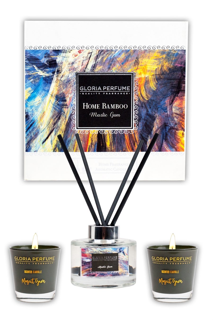 MASTİC GUM HOME FRAGRANCE & AROMATIC CANDLE DUO