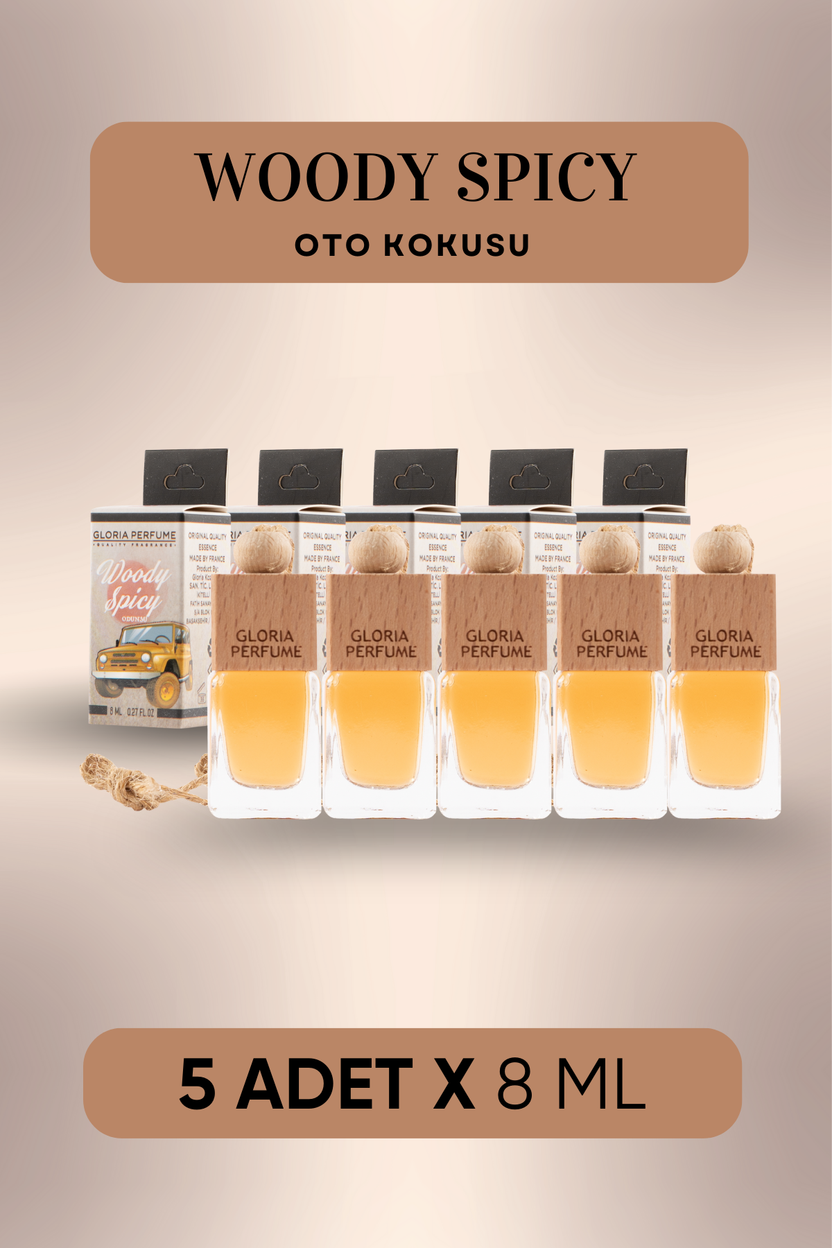 Odunsu Oto Kokusu 5x8 ml