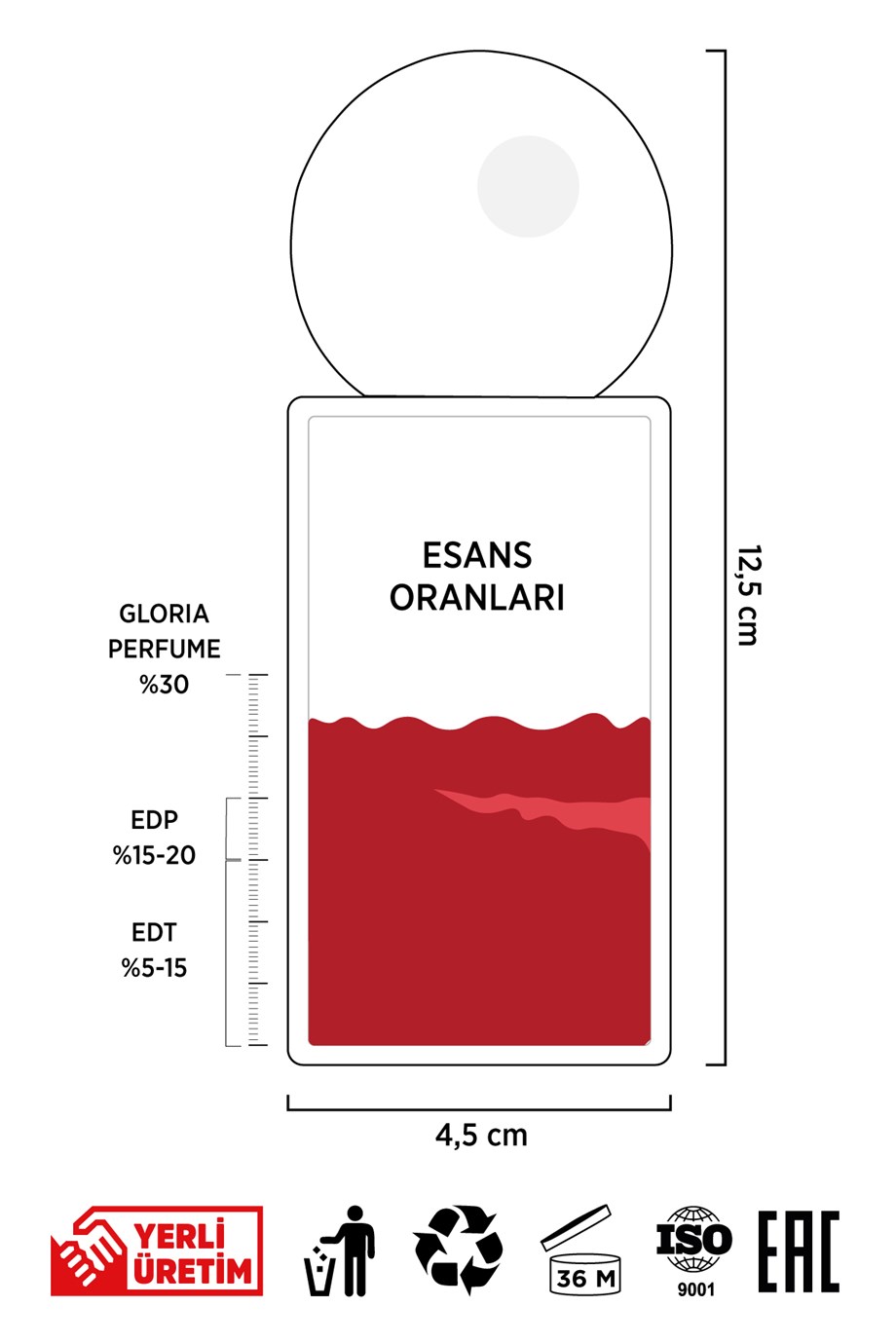 Red Passion 55 ml Edp Kadın Parfüm
