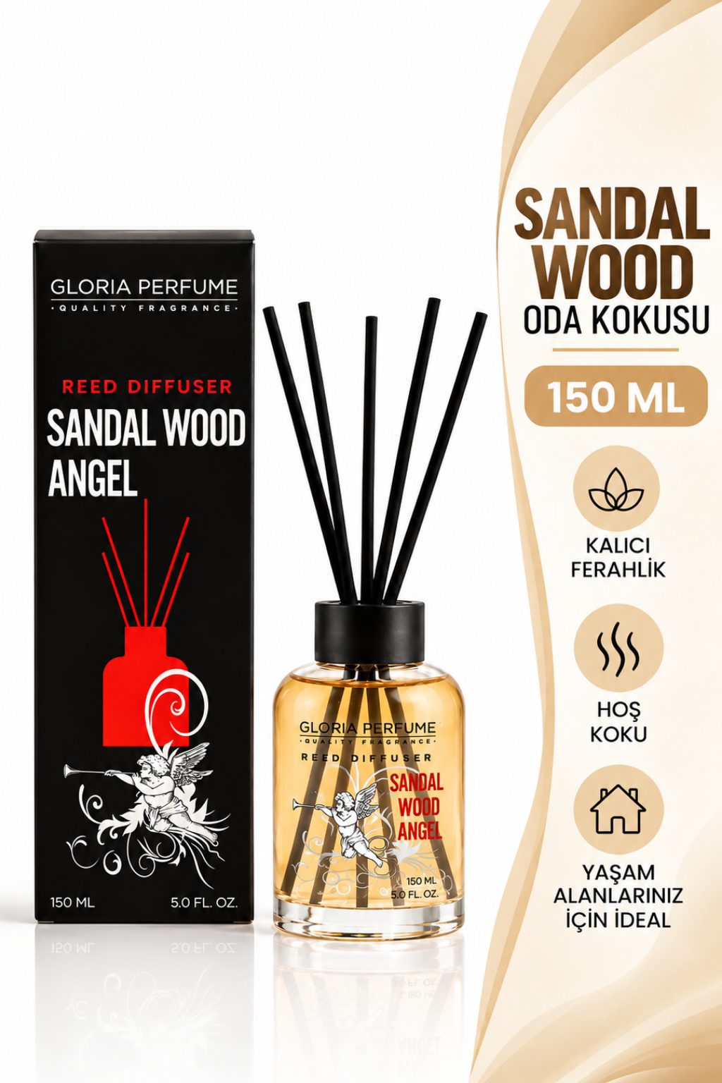 Sandal Wood(Angel) Bambu Çubuklu Oda Kokusu 150 ml