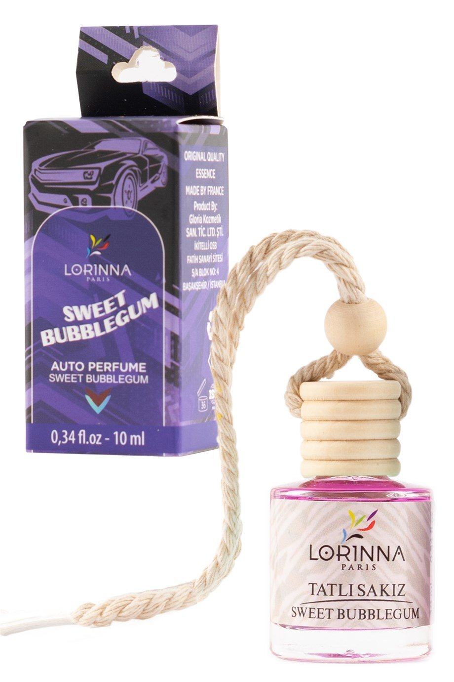 Tatlı Sakız Oto Kokusu 5x10 ml