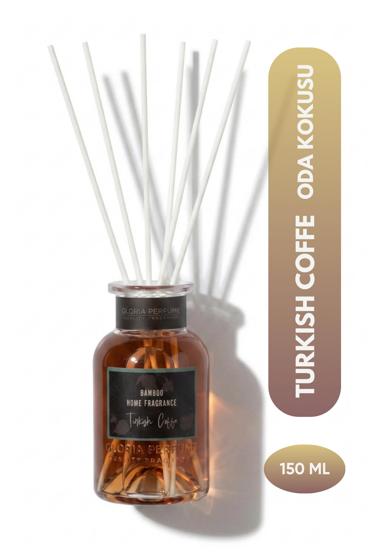 Türk Kahvesi Bambu Çubuklu 150 ml Oda Kokusu