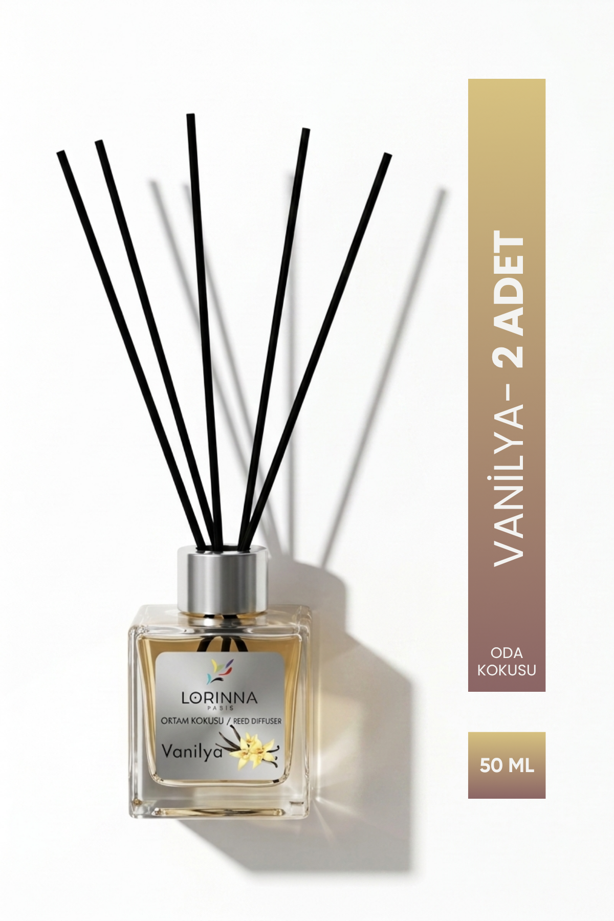 Vanilla Çubuklu Oda Kokusu Seti 2x50 ml