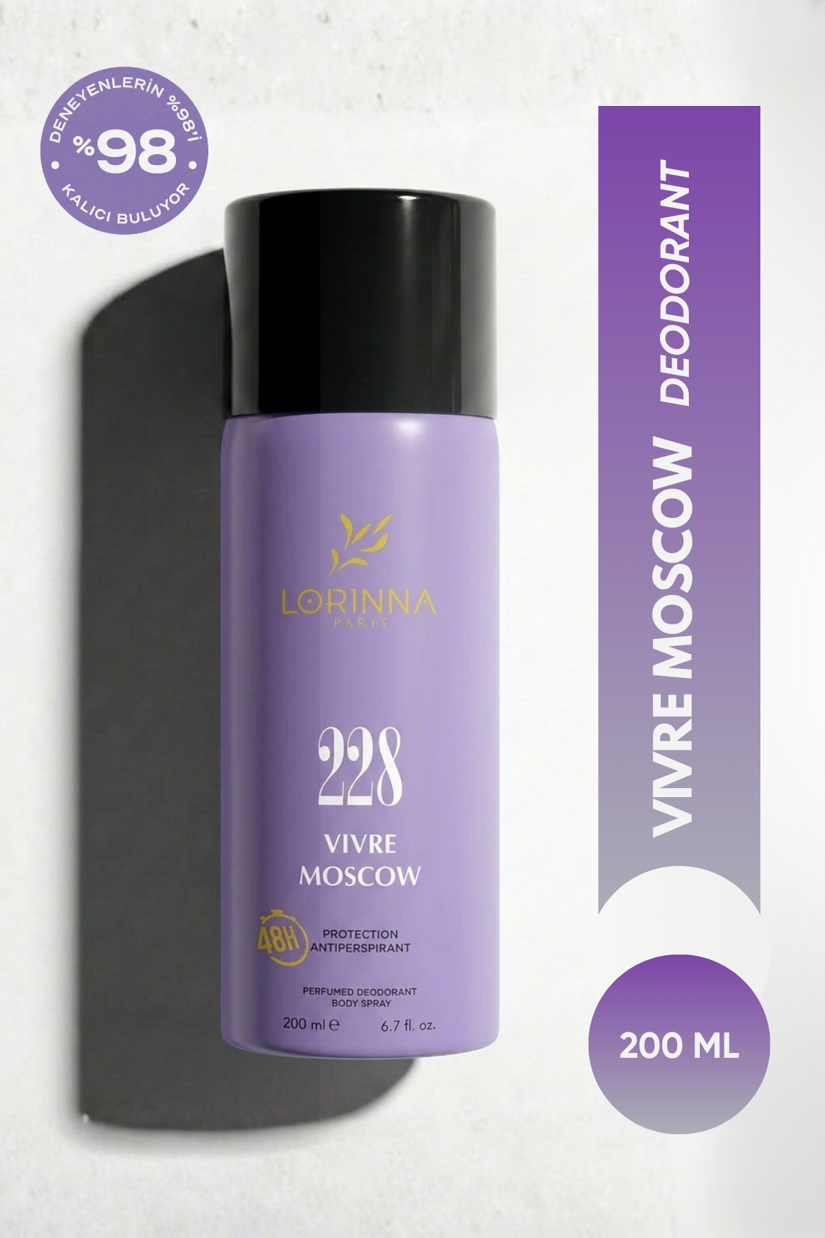 Vivre Moscow 200 Ml Perfumed Deodorant