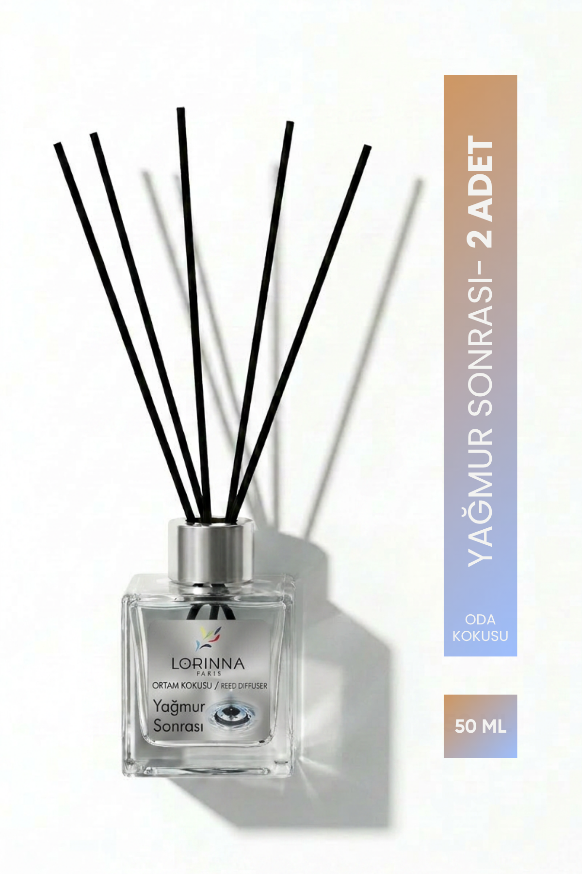 Yağmur Sonrası Çubuklu Oda Kokusu Seti 2x50 ml