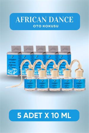 African Dance Parfümlü Oto Kokusu 5x10 ml