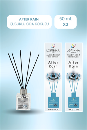 Yağmur Sonrası Çubuklu Oda Kokusu Seti 2x50 ml