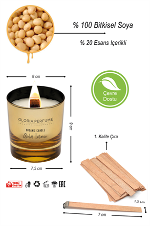 Amber Intense Kokulu Mum 220 gr.