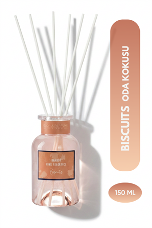Bisküvi Bambu Çubuklu 150 ml Oda Kokusu 