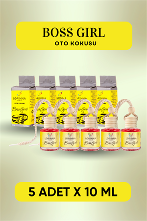 Boss Girl Parfümlü Oto Kokusu 5x10 ml