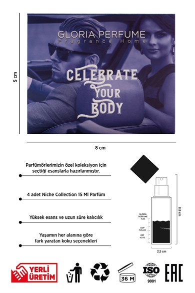 Celebrate Your Body Niche Parfüm Seti Edp 60 ml