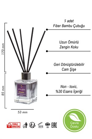 Champion Lüx Bamboo Çubuklu Oda Kokusu 110 ml